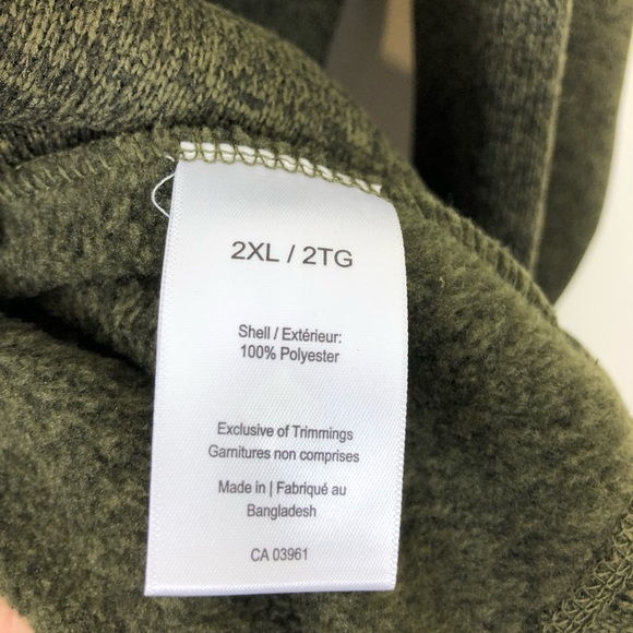 NWT WindRiver Men's T-Max Heat Quarter Zip Sweatshirt Sz 2XL - Picture 13 of 15